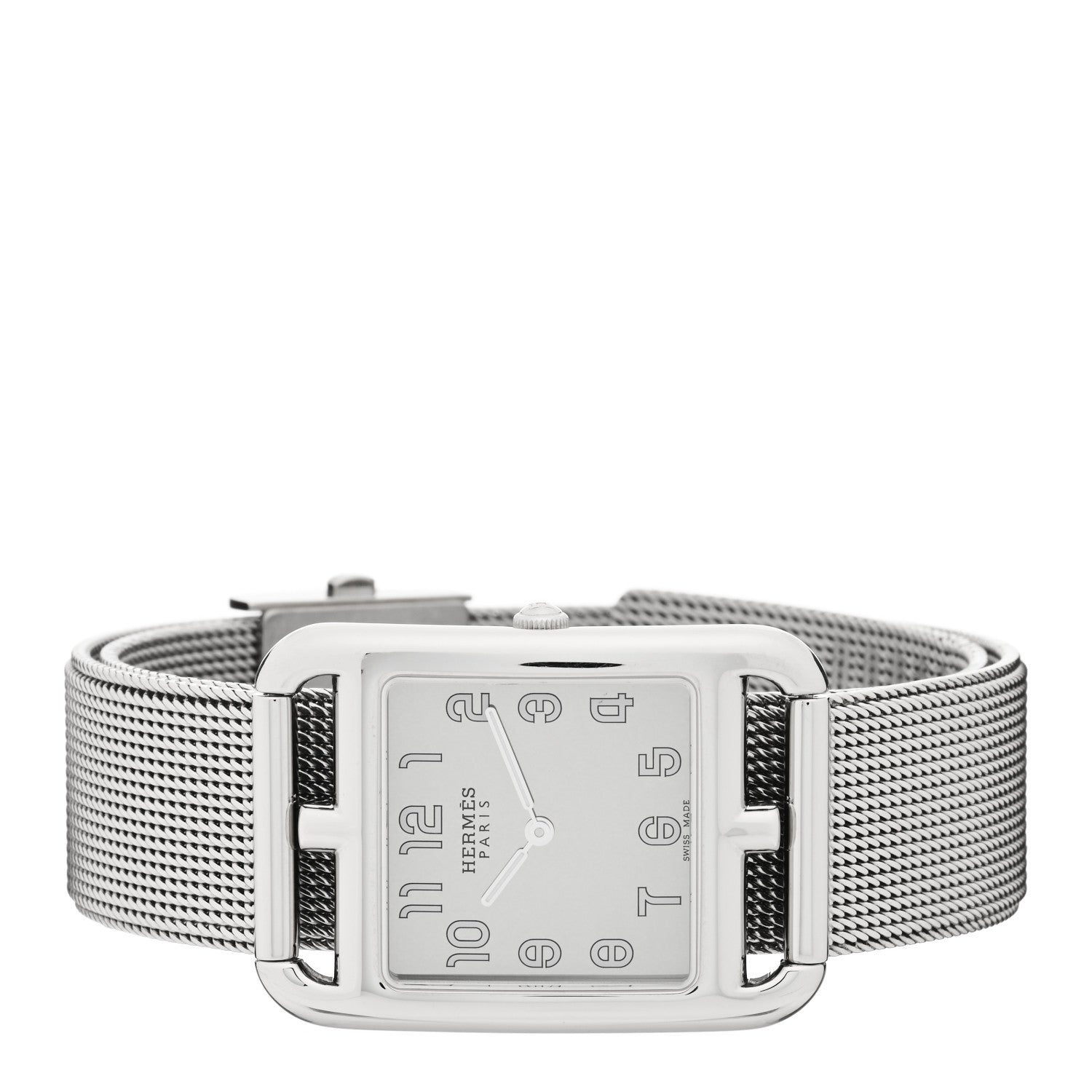 Hermes Stainless Steel 29mm Cape Cod Double Tour Quartz Watch Silver 2 of 5