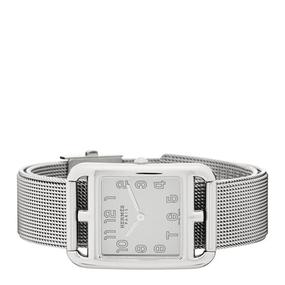 Hermes Stainless Steel 29mm Cape Cod Double Tour Quartz Watch Silver 2 of 5