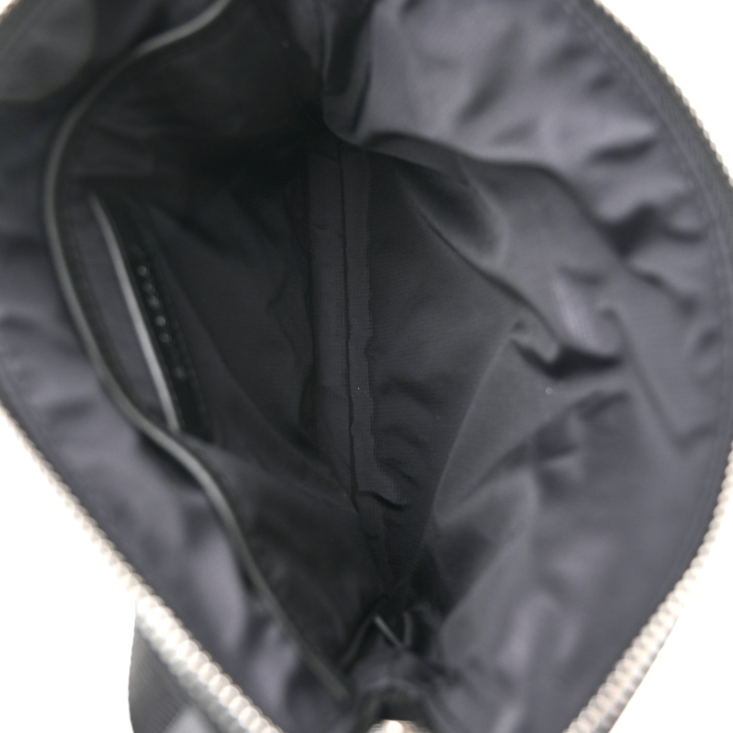Econyl Logo Print Crossbody Bag Black