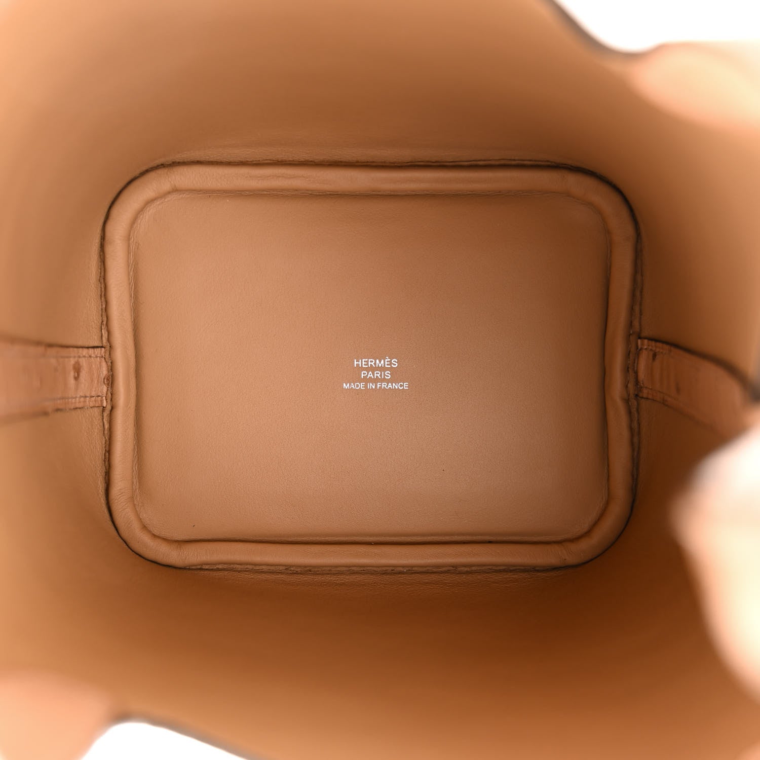 Hermes Ostrich Micro Picotin Lock Chai 5 of 10