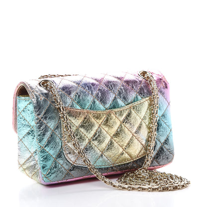 Chanel Metallic Goatskin Quilted Mini 2.55 Reissue Flap Multicolor 2 of 10