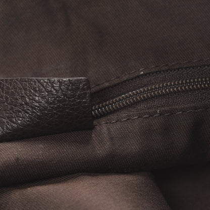 Gucci Crystal Monogram Small D Gold Ring Messenger Dark Brown 7 of 15