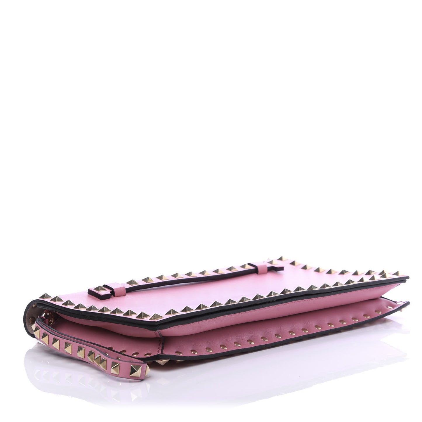 Nappa Rockstud Wristlet Clutch Ninphea