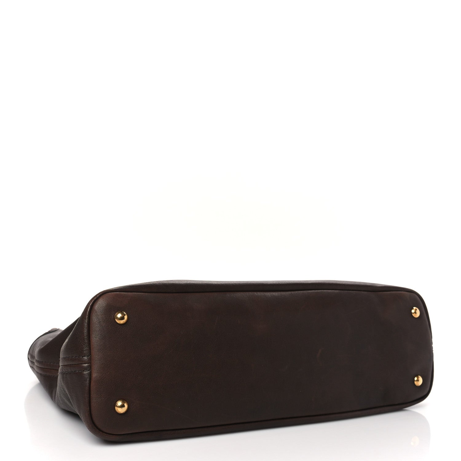 Miu Miu Nappa Medium Aventure Bag Brown 4 of 10