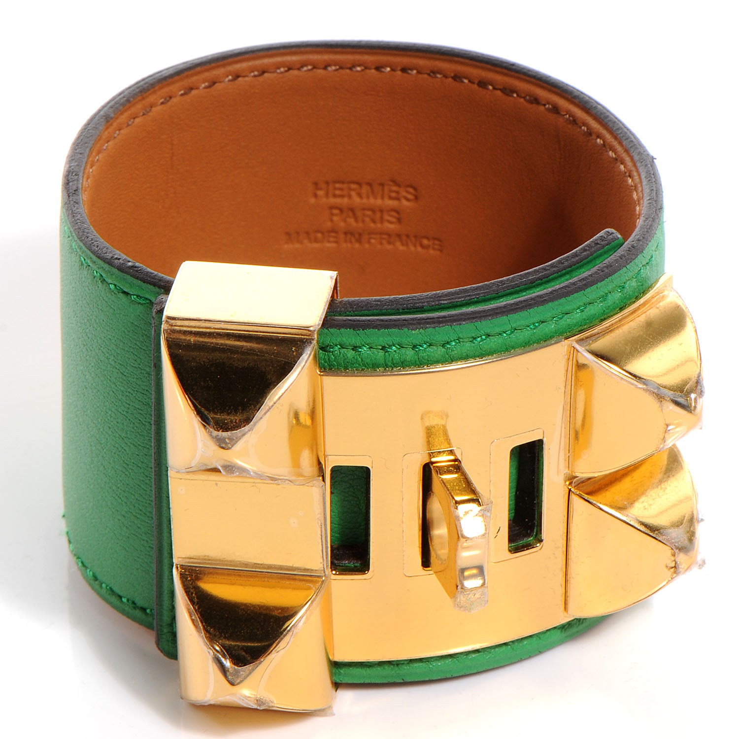 Hermes Swift Collier de Chien CDC Bracelet Bamboo Bambou Small 3 of 8
