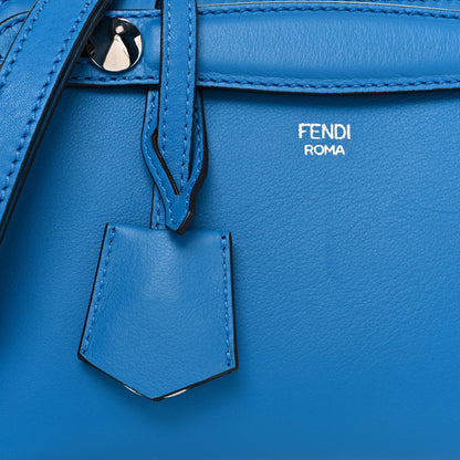 Fendi Vitello Dolce Mini By The Way Boston Bag Blue Royal 7 of 9