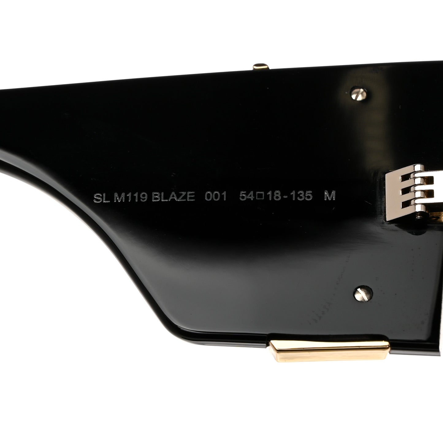 Acetate Blaze Sunglasses SL M119 Black