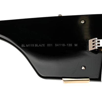 Saint Laurent Acetate Blaze Sunglasses SL M119 Black 5 of 7