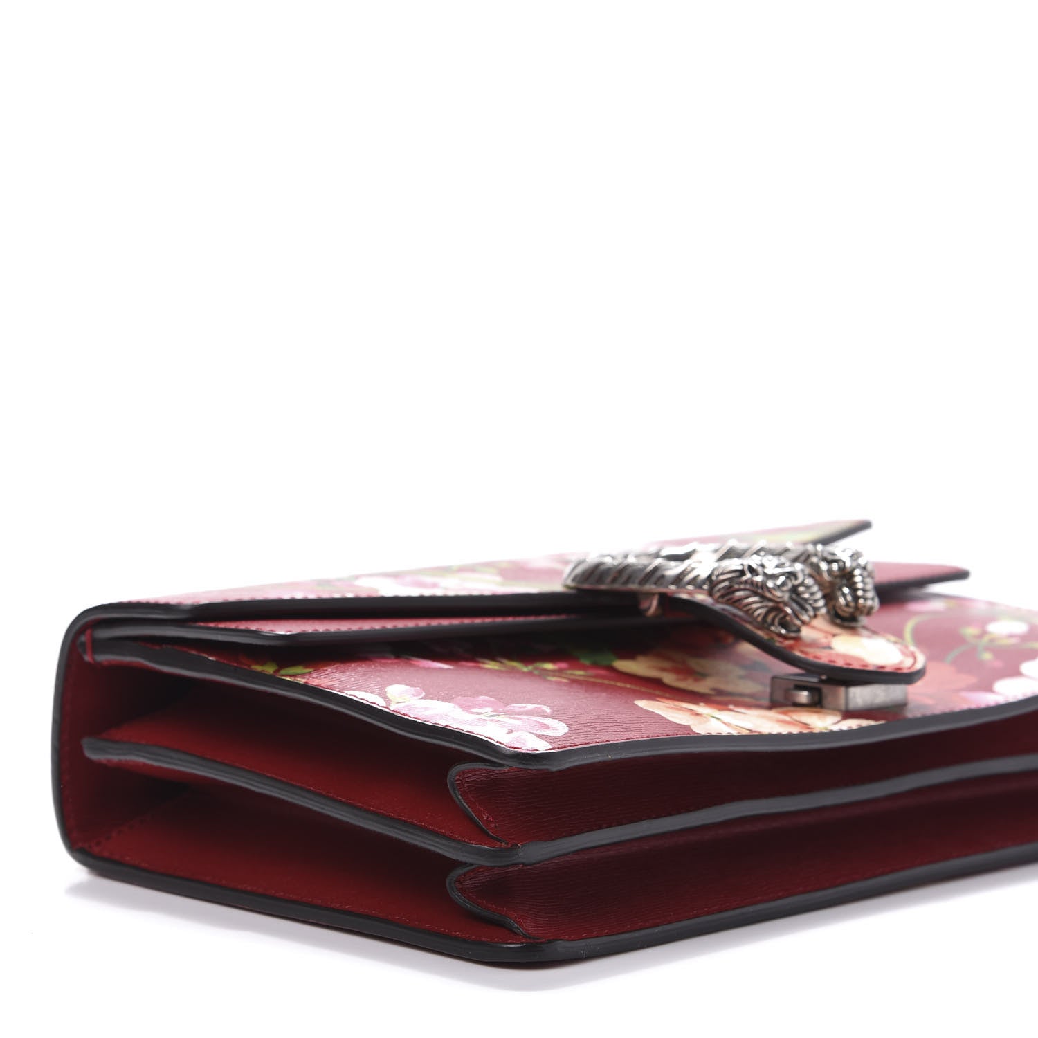 Gucci Calfskin Blooms Print Small Dionysus Shoulder Bag Romantic Cherry Multicolor 10 of 12