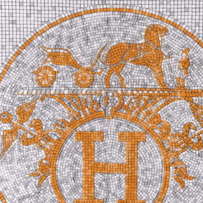 Hermes Porcelain Mosaique au 24 Square Plate 9.1" 4 of 5