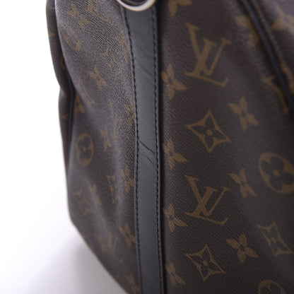 Louis Vuitton Monogram Macassar Keepall Bandouliere 45 9 of 10