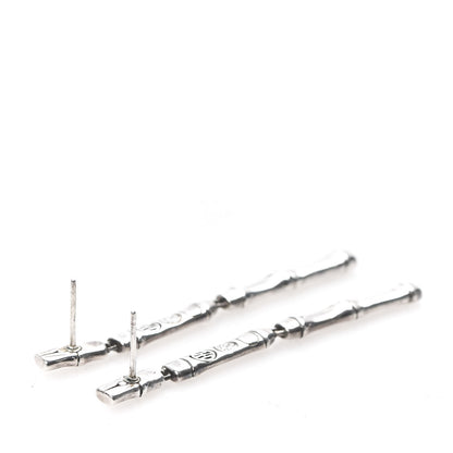 John Hardy Sterling Silver Bamboo Drop Earrings 3 of 4