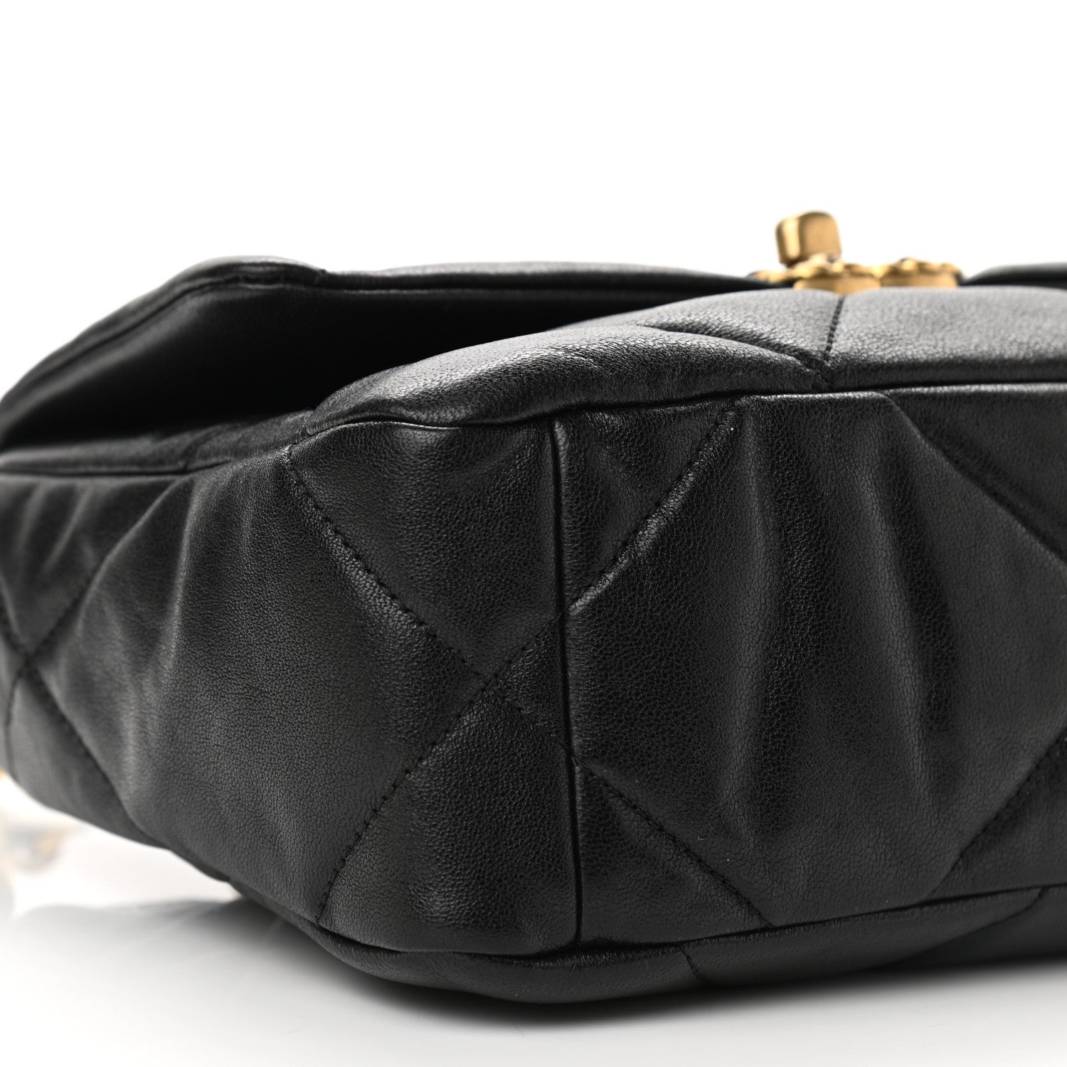 Chanel Lambskin Quilted Medium Chanel 19 Flap Black 9 of 11