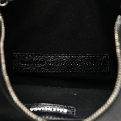Balenciaga Agneau Arena Small Le Cagole Shoulder Bag Black 7 of 10