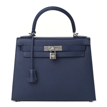 Hermes Epsom Kelly Sellier 28 Bleu Saphir 1 of 13