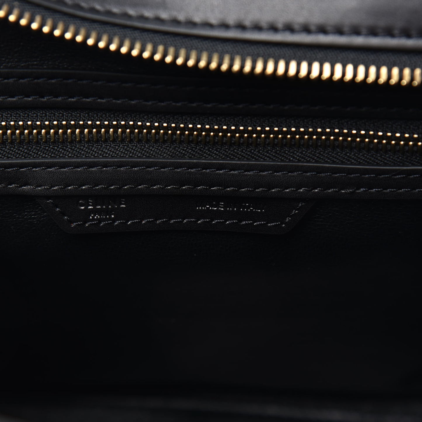 Satin Calfskin Suede Micro Tri-Color Luggage Seashell