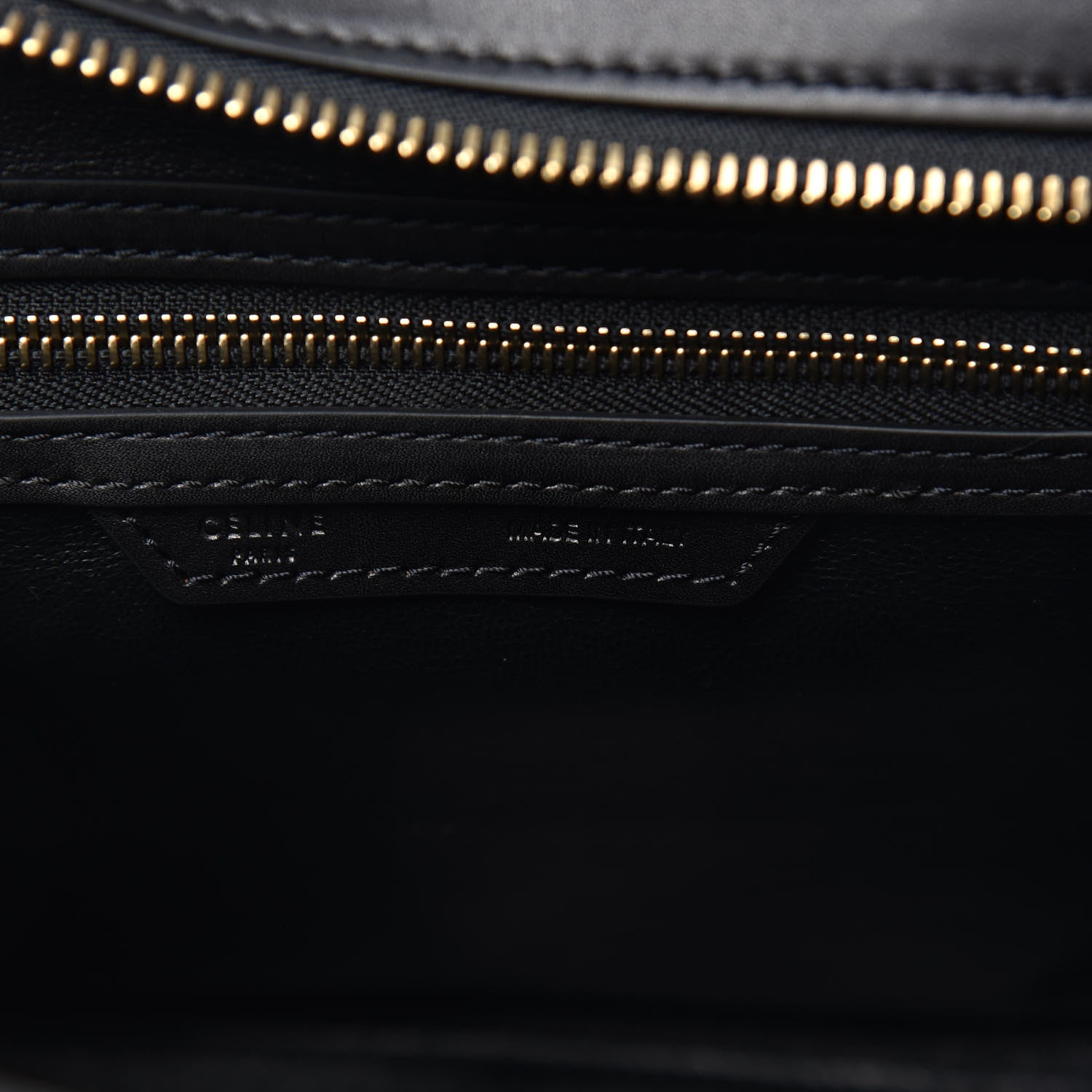 Celine Satin Calfskin Suede Micro Tri-Color Luggage Seashell 6 of 13