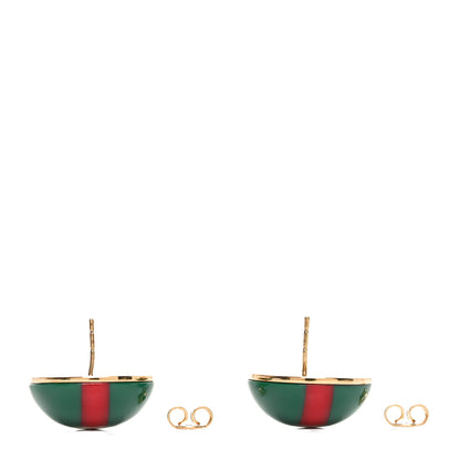 Gucci Resin Web Stud Earrings 3 of 4