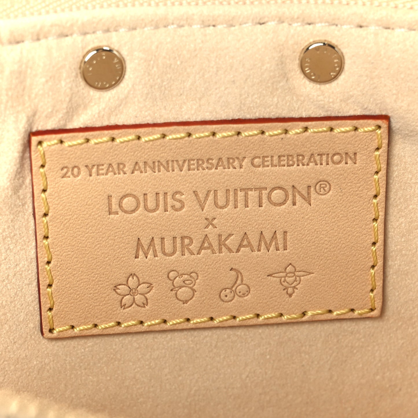 LV X TM Monogram Multicolor Pochette Accessories White