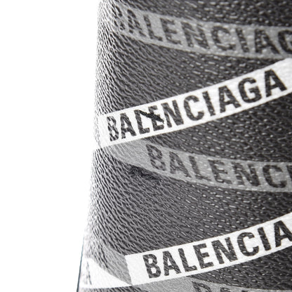 Balenciaga Coated Canvas Losange Monogram Mini Tote Black Grey 3 of 8