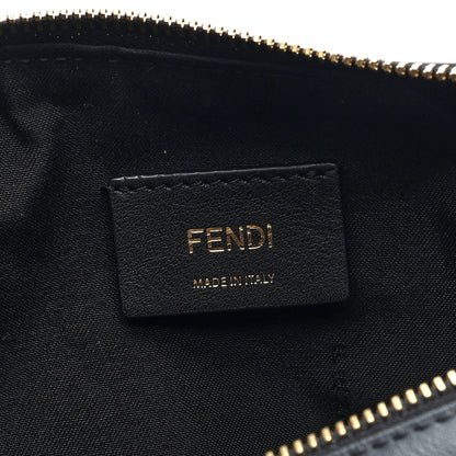 Fendi Vitello Grace Matte Medium Fendigraphy Hobo Bag Black 6 of 10