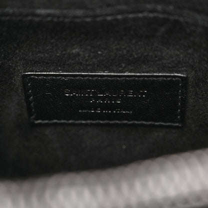 Saint Laurent Calfskin Crocodile Embossed Baby Sac De Jour Black 7 of 10