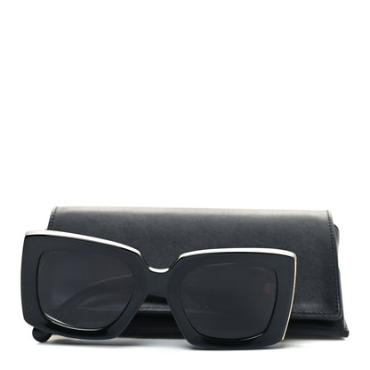 Chanel Acetate Rectangle Sunglasses 5435-A Black 8 of 8