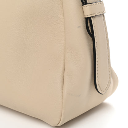 Prada Soft Calfskin Medium Aimee Shoulder Bag Travertine 10 of 10