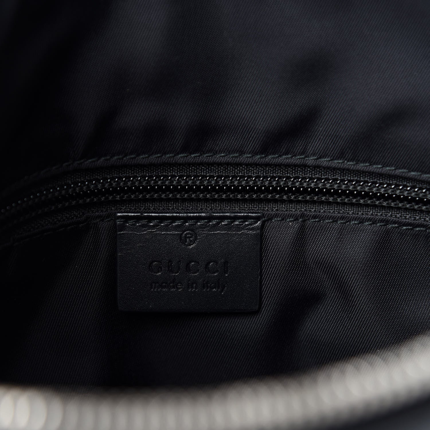 Gucci GG Supreme Monogram Web Messenger Bag Black 9 of 11