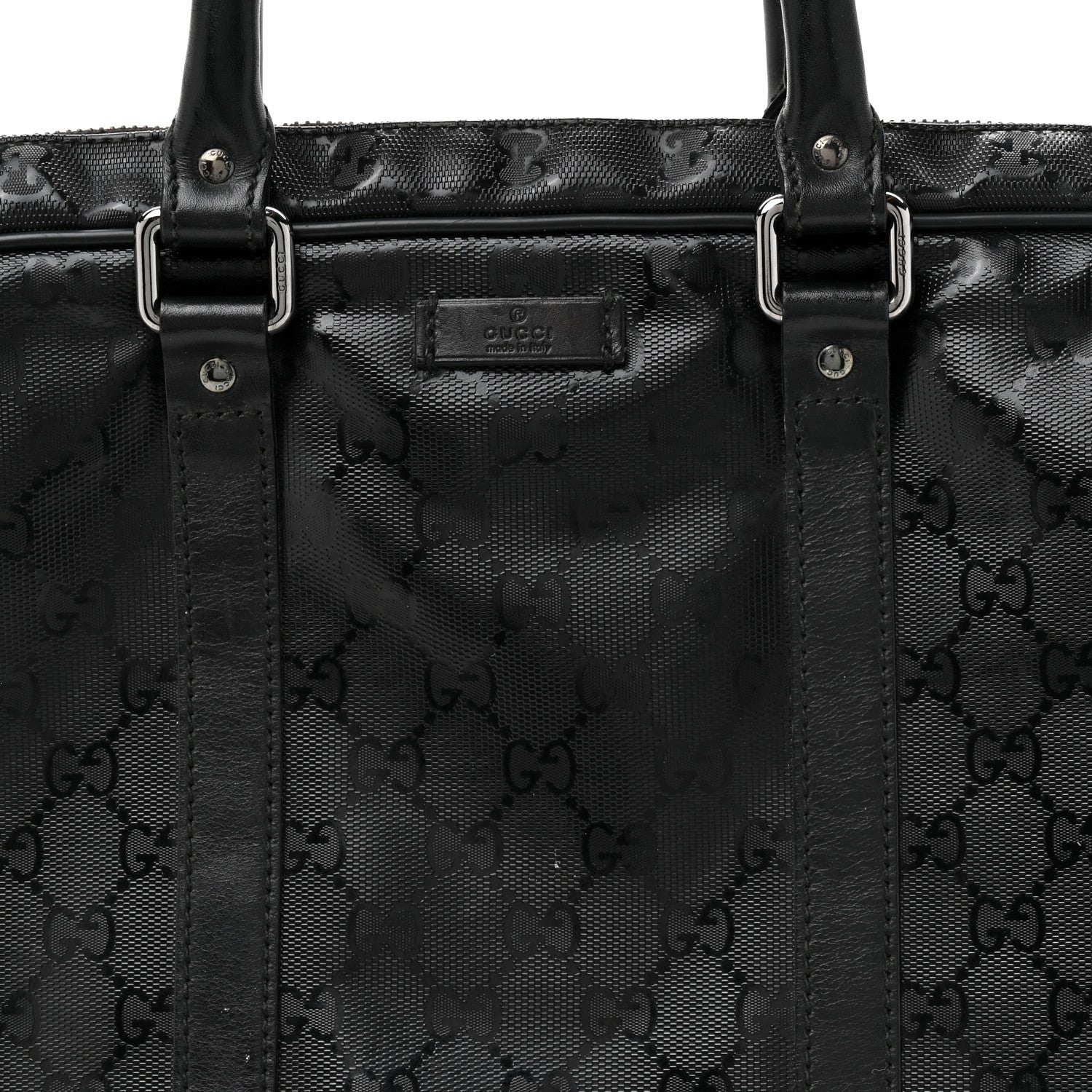 Gucci Imprime Monogram Medium Briefcase Black 8 of 13