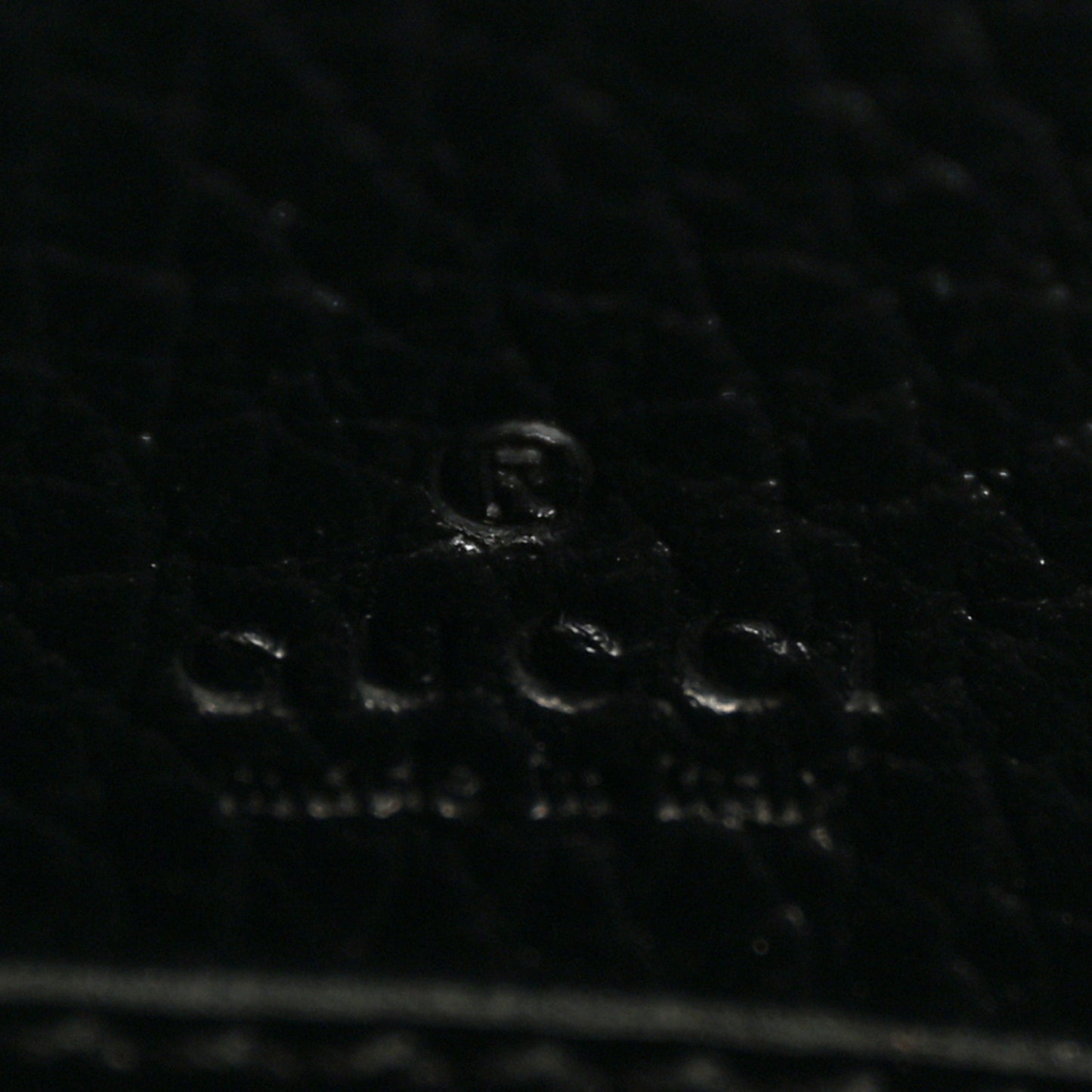 Dollar Calfskin GG Supreme Monogram GG Marmont Zip Around Wallet Black Beige Ebony