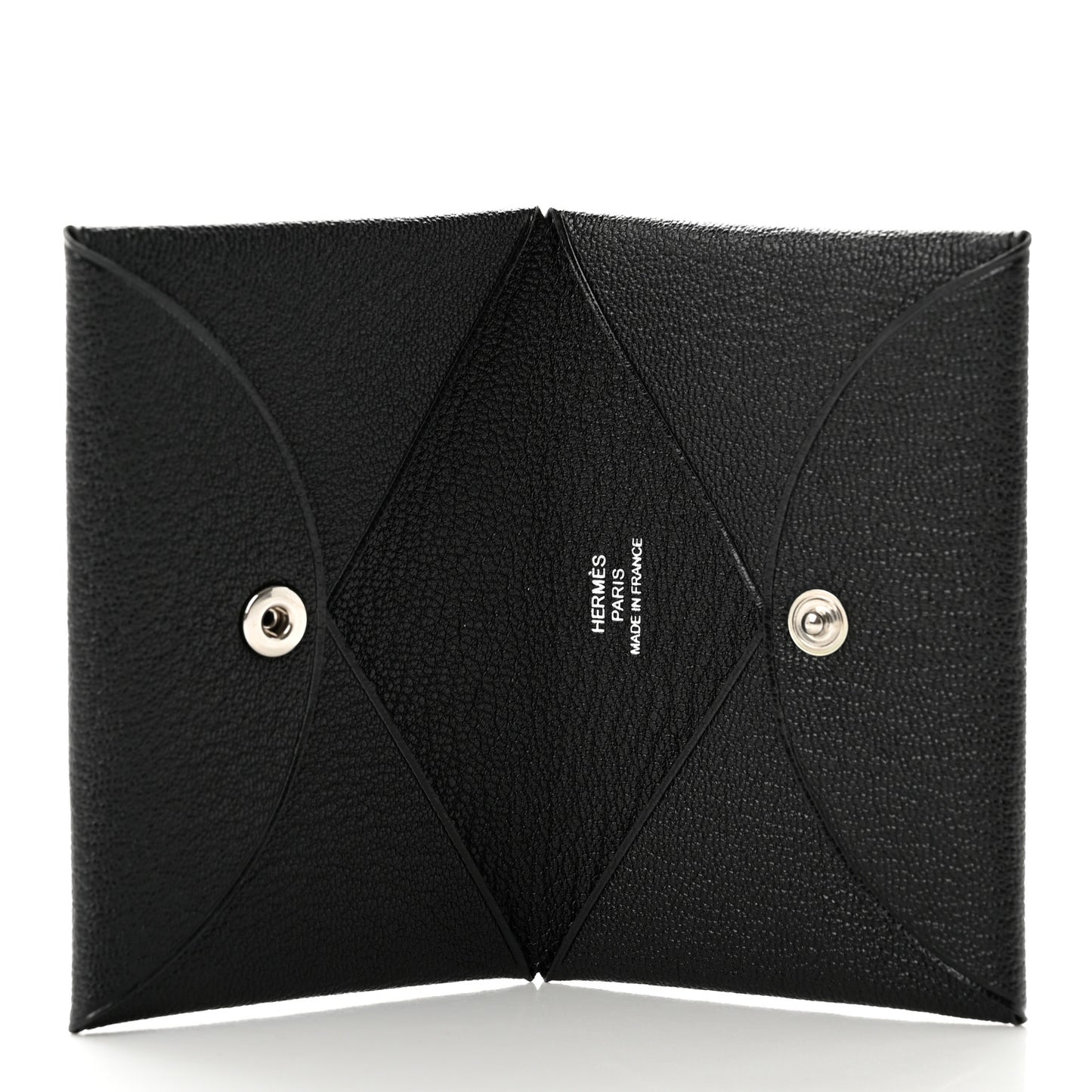 Chevre Mysore Calvi Card Case Black