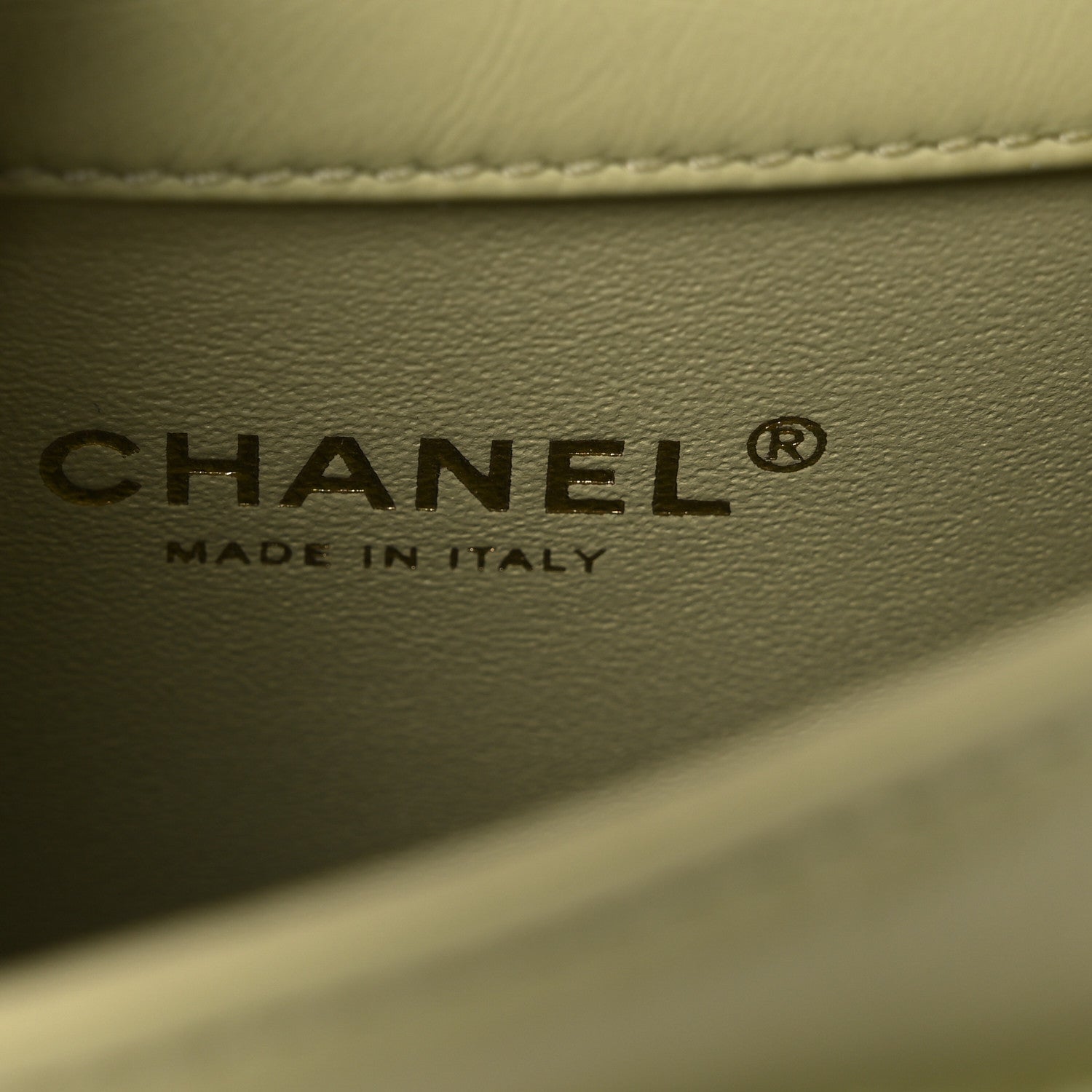 Chanel Shearling Aged Calfskin Quilted 2.55 Reissue Mini North South Flap Green 6 of 11
