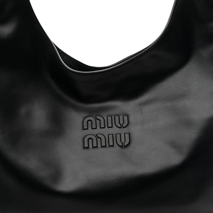 Miu Miu Nappa Hobo Bag Black 7 of 9