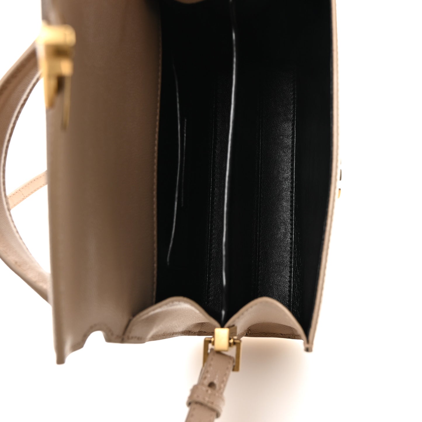 Grain de Poudre Mini Classic Monogram Cassandra Top Handle Beige