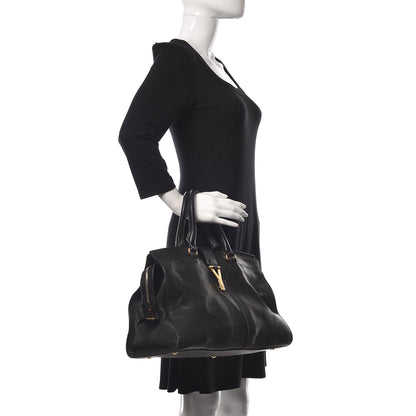 Saint Laurent Sheepskin Large Cabas ChYc Black 2 of 12