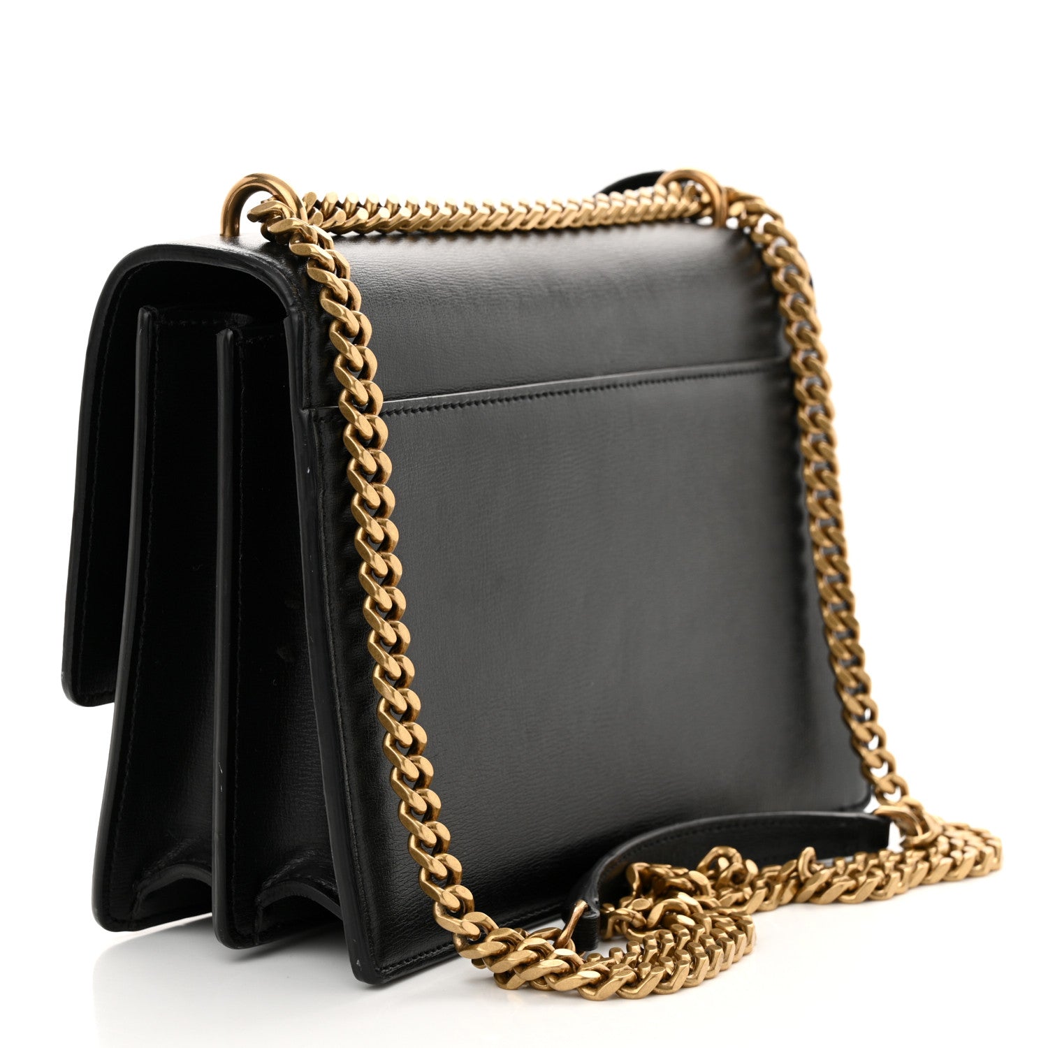 Saint Laurent Calfskin Medium Monogram Sunset Black 3 of 15