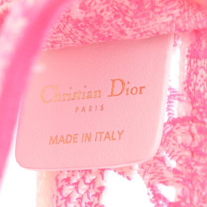 Christian Dior Canvas Embroidered Mini Toile De Jouy Book Tote Pink 6 of 13