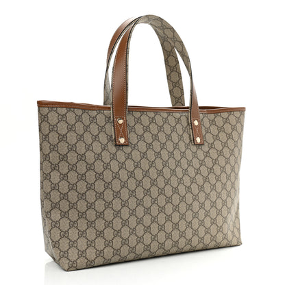 Gucci GG Plus Monogram Medium Signature Web Loop Tote Brown 3 of 12