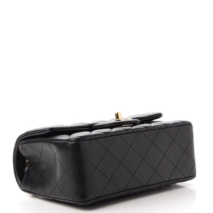 Chanel Lambskin Quilted Mini Rectangular Flap Black 4 of 11