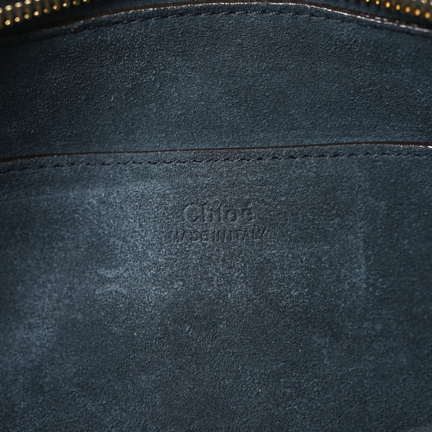 Chloe Soft Calfskin Kerala 25 Shoulder Bag Black Navy 6 of 10