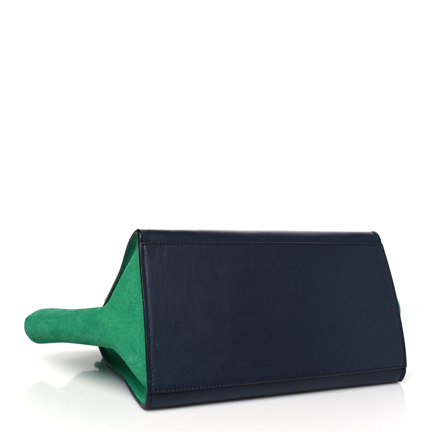 Smooth Calfskin Suede Trapeze Palm
