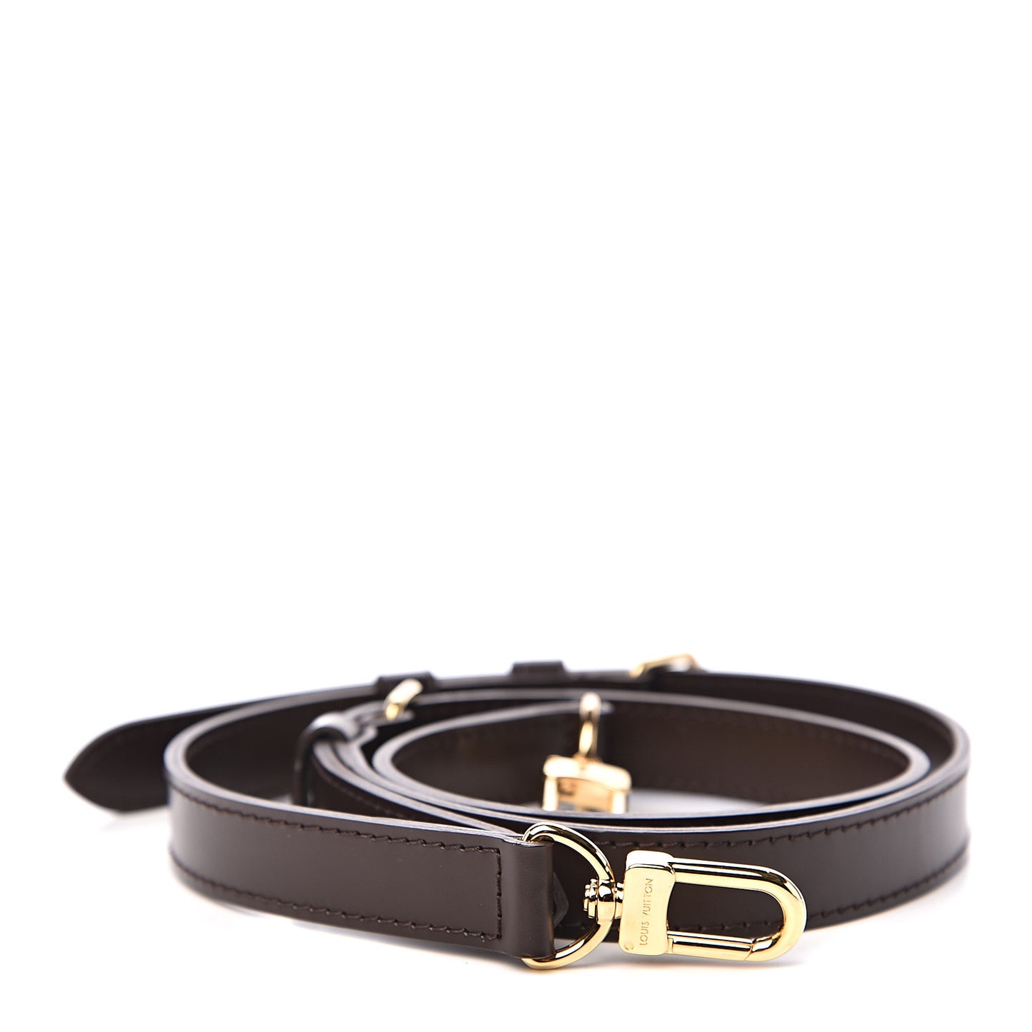 Calfskin Adjustable Speedy Bandouliere Shoulder Strap Brown