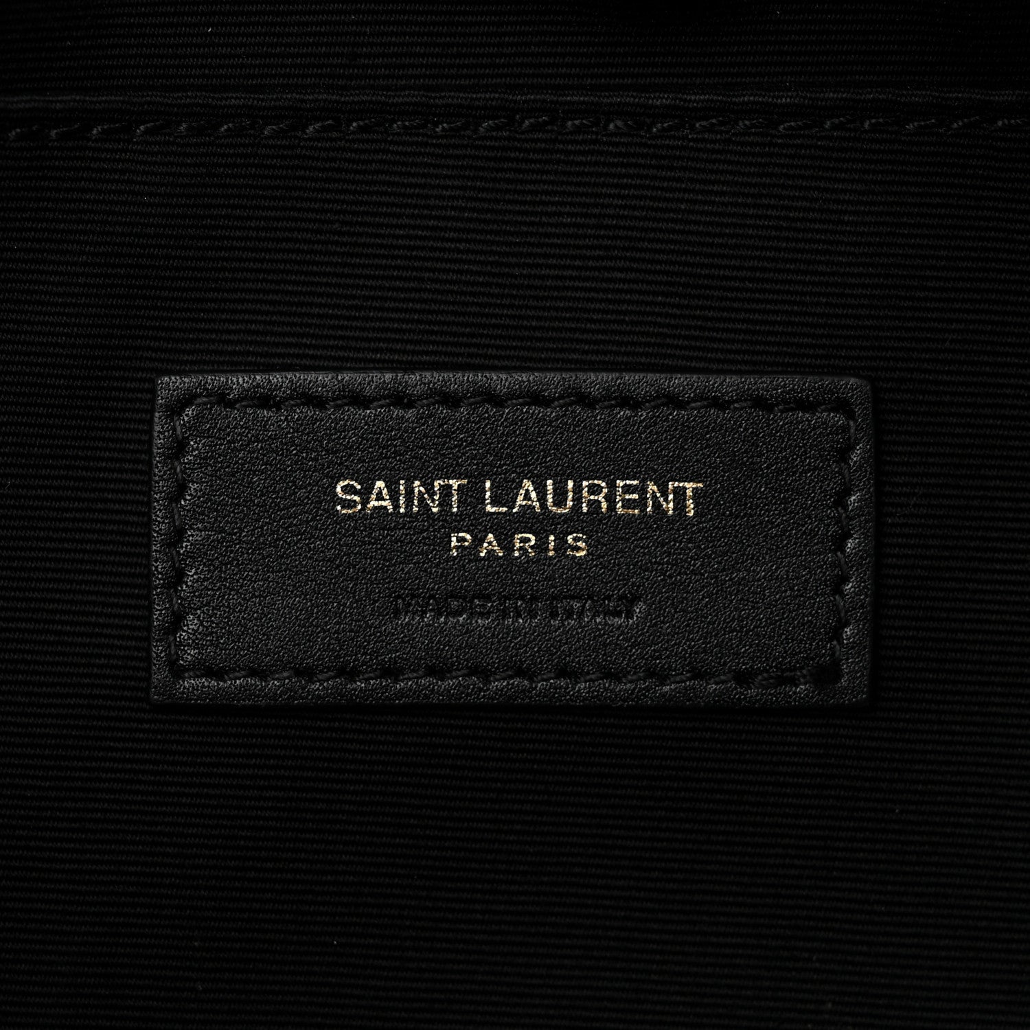 Saint Laurent Grain De Poudre Monogram Belt Bag Black 6 of 11