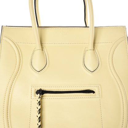 Celine Supple Calfskin Medium Phantom Luggage Light Yellow 9 of 10