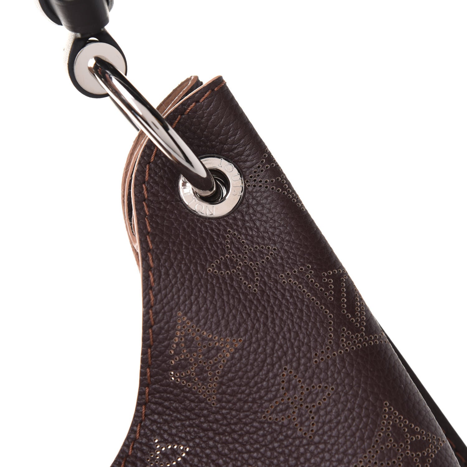 Louis Vuitton Mahina Carmel Hobo Chocolate 7 of 9