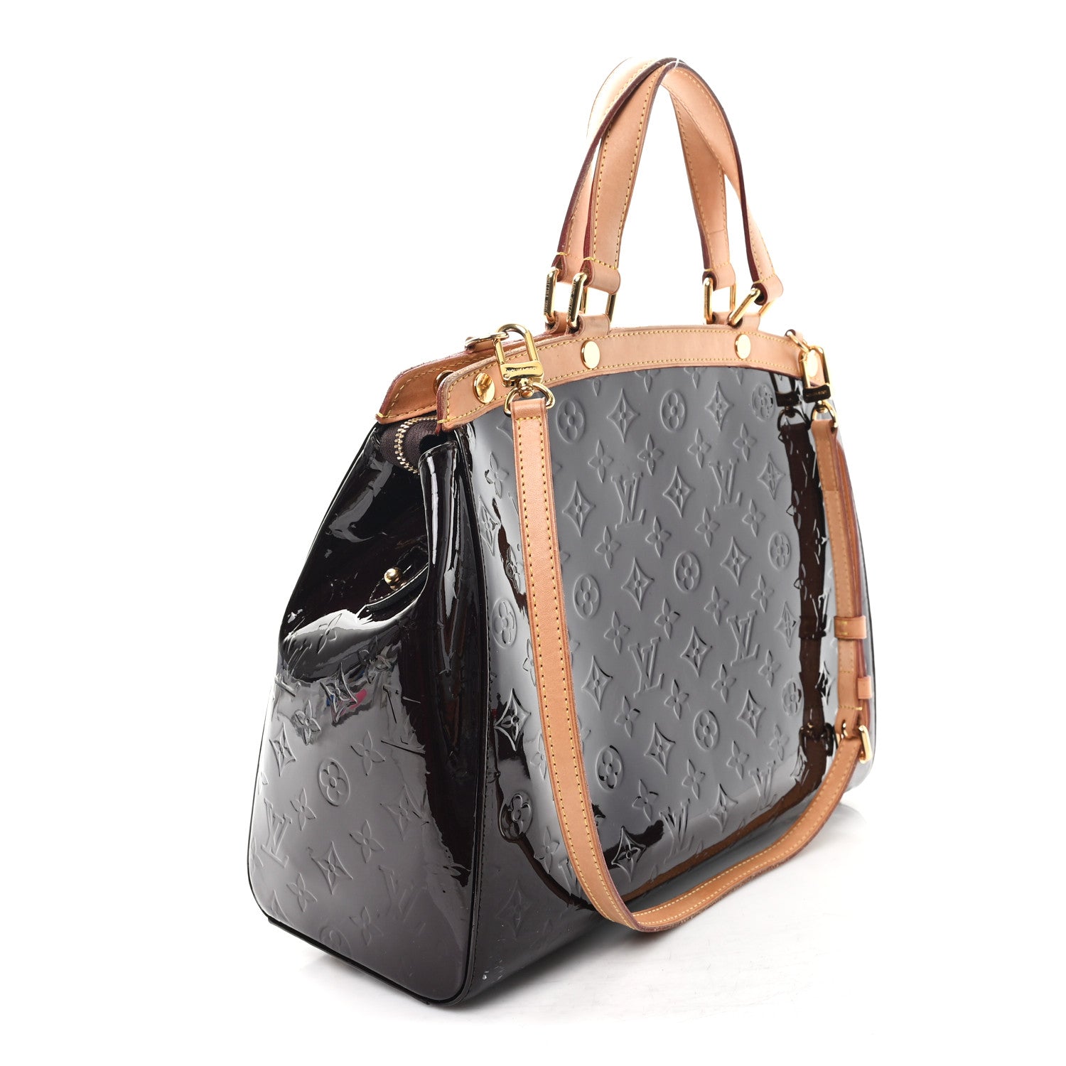 Louis Vuitton Vernis Brea GM Amarante 3 of 9