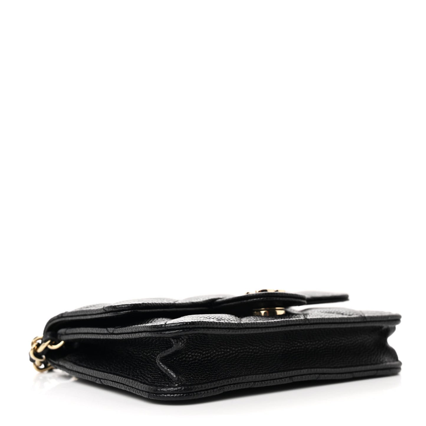 Caviar Quilted Mini Chain Bag Black