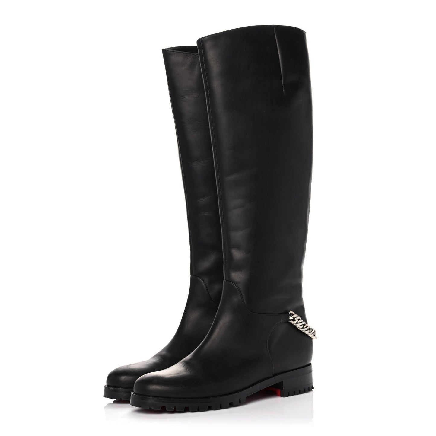 Calfskin Ingrassato Croche Cate 20 Boots 41 Black