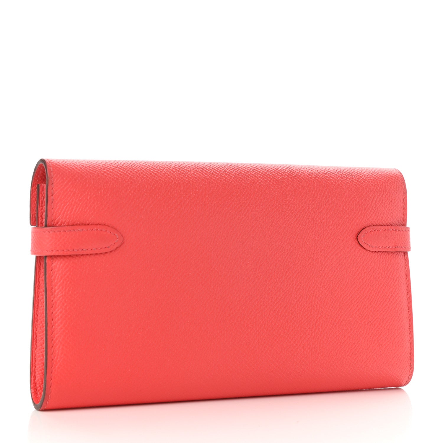 Hermes Epsom Kelly Longue Wallet Rose Jaipur 3 of 9